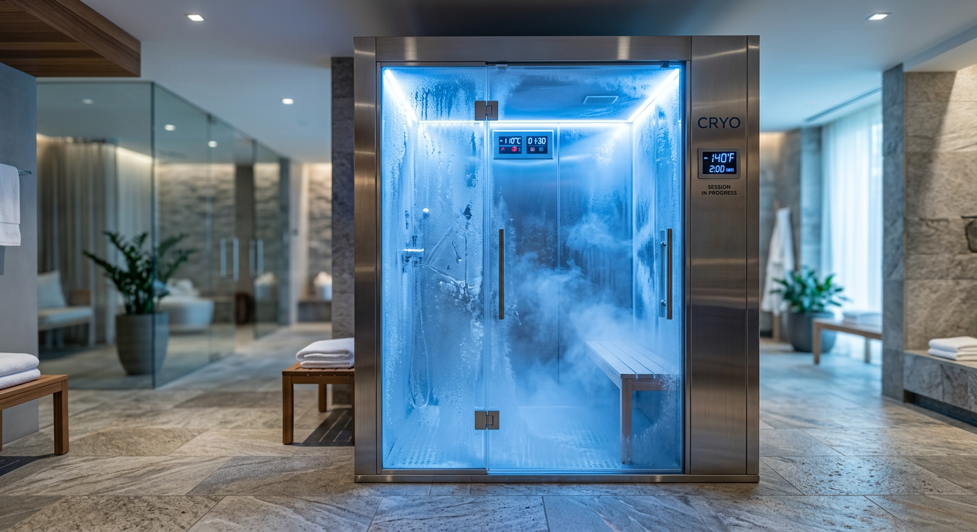 De voordelen van drie minuten in de cryo cabine